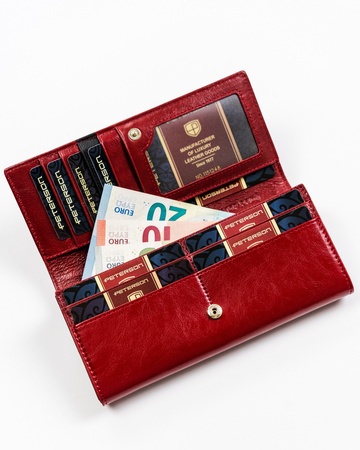 Portfel skórzany RFID PETERSON PTN PL-721
