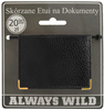 Skórzane etui na dokumetny 302-BL Black