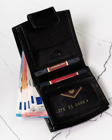 Portfel skórzana RFID PETERSON PTN D314-BFA