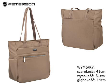 A modern women's handbag PTN CTY-13 Beige