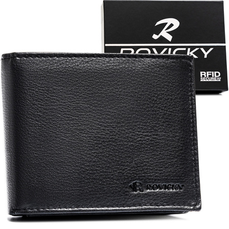 Portfel męski skórzany 0002-RVD Black