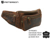 PETERSON men's leather kidney case PTN 2506-H
