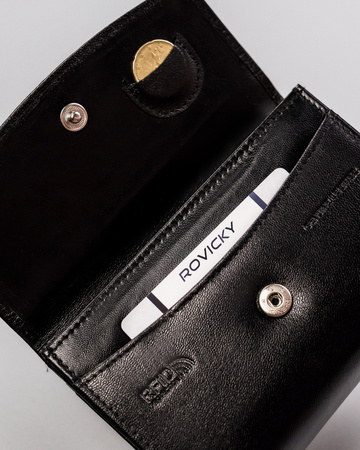 Women's Leather Wallet R-RD-40-GCL Black