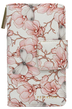 Portfel damski PU PTN 76116-F8 Beige flower 03