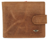PTN N992L-CHM-M Leather Wallet Cognac