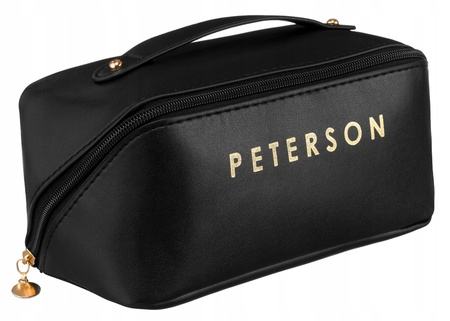 Leatherette make-up bag PETERSON PTN KOS-DA-7