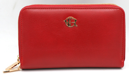 Portfel damski skórzany PTN 76112-BFBC Red