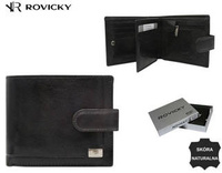 Leather wallet RFID ROVICKY PC-107L-BAR
