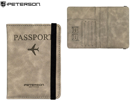 Etui na paszport PTN EP-01 Gray