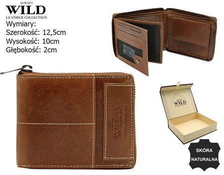 RFID leather wallet Always Wild N992Z-HWM