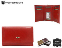 Portfel skórzany RFID PETERSON PTN 206-VTBD