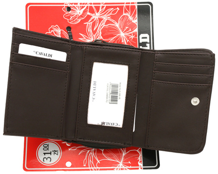 Portfel damski PU K-206L-BL Brown