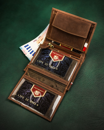 PETERSON PTN 317PW-03-2-1-4 RFID leather wallet