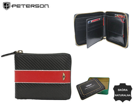 Wallet sk. PTN 1564 MOTO1 BLACK CARBON+RED