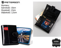 Portfel męski skórzany PTN 22311L-VT-E