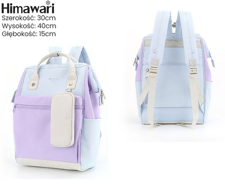 Himawari Travel Backpack with Laptop Compartment and Phone Case 1027-06