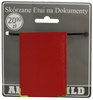 Skórzane etui na dokumetny 301-BL Red