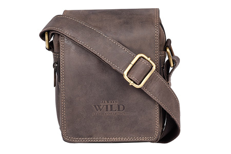 Torba skórzana 250591-MH BROWN