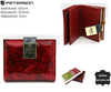 Portfel damski skórzany PTN 42329-NBF Red-Black
