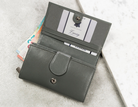 Portfel skórzany RD-21-GCL Gray