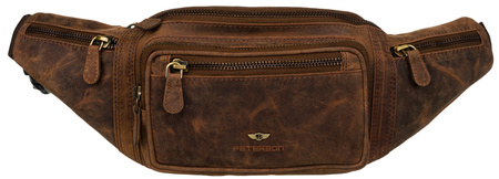 Saszetka skórzana PTN 2506-NSH Tan