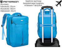 Plecak podróżny PTN BOCIAN Blue