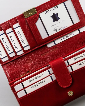 ROVICKY R-42102-SG RFID leather wallet