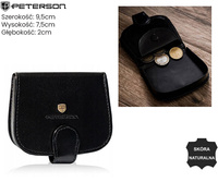 Portmonetka-podkówka PTN-614 Black
