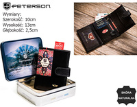 PETERSON PTN 333ZA RFID leather wallet