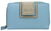 Portfel skórzany PTN KA-28 Sky Blue+Grey