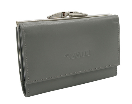 Portfel damski skórzany RD-18-GCL Gray