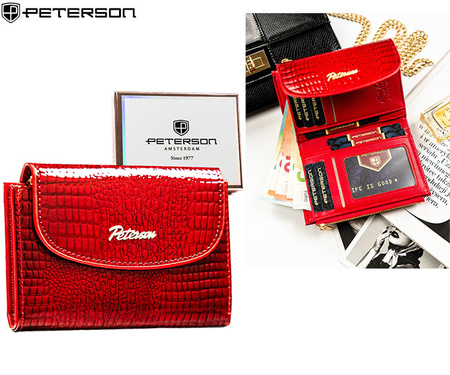 Portfel damski eko PTN-POR-05-RS Red