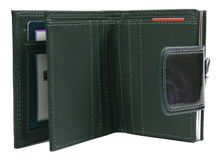 Portfel damski skóra+PU PTN PS329-FDS GREEN