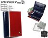 Portfel skórzany RFID ROVICKY 331-RBA-D BLACK-RED