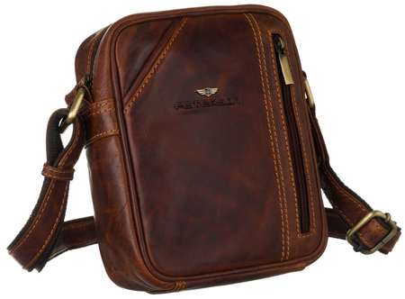 Torba skórzana PTN TB-8023-COM Cognac