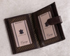 Portfel męski skórzany RFID PC-105L-BAR Brown