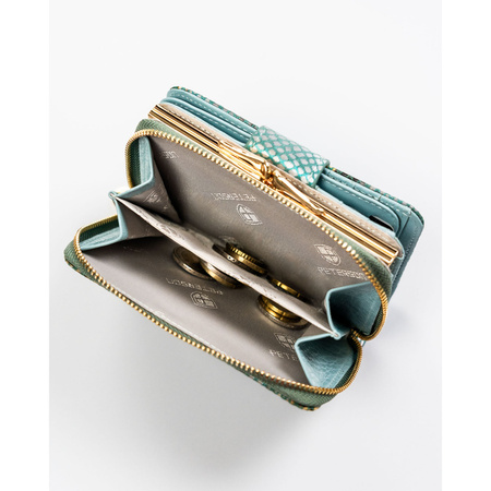 Portfel damski skórzany PTN 425214-SFL Blue