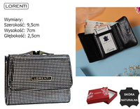 Portfel damski skórzany 55287-CEK Black