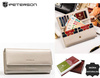 Leather wallet RFID PETERSON PTN 421028-SBR