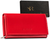 Women's leather wallet R-RD-37-GCL Red