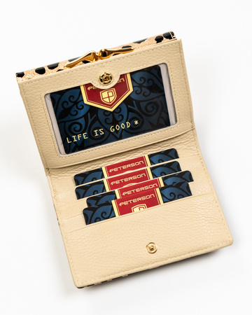 Portfel damski skóra+PU PTN PS15-09-PDS Gold