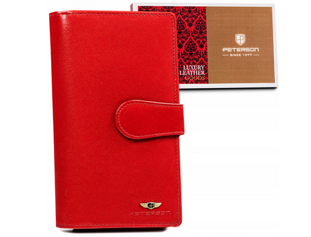 Portfel skórzany PTN 2519-BO Red