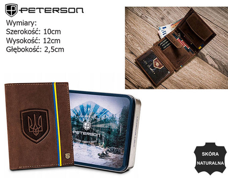 PETERSON PTN 303-P-UP UA RFID leather wallet
