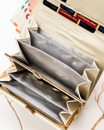 Portfel skóra + PU PTN PX30-PF2 Blue