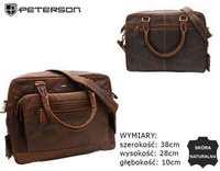 PETERSON PTN LP-2373-COM leather bag