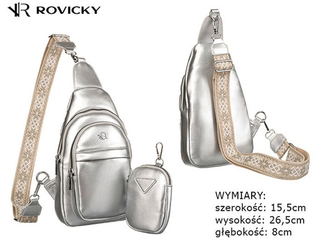 Plecak eko R-KP-01-HRH Silver