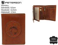 PETERSON PTN N4-EBS RFID leather wallet