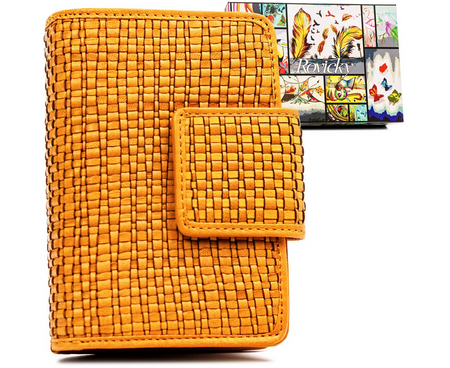 Portfel skórzany R-613-DDW Camel