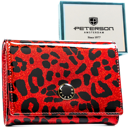 Portfel damski skóra+PU PTN PS445-PDS Red