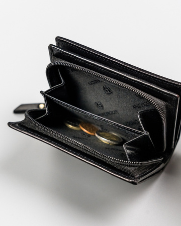 Women's Leather Wallet PTN 2549-BO Black